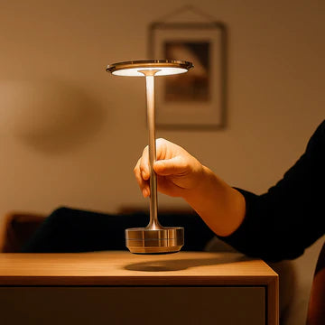 Lampada da Tavolo di Design Oris™ – Ricaricabile, Dimmerabile, USB-C